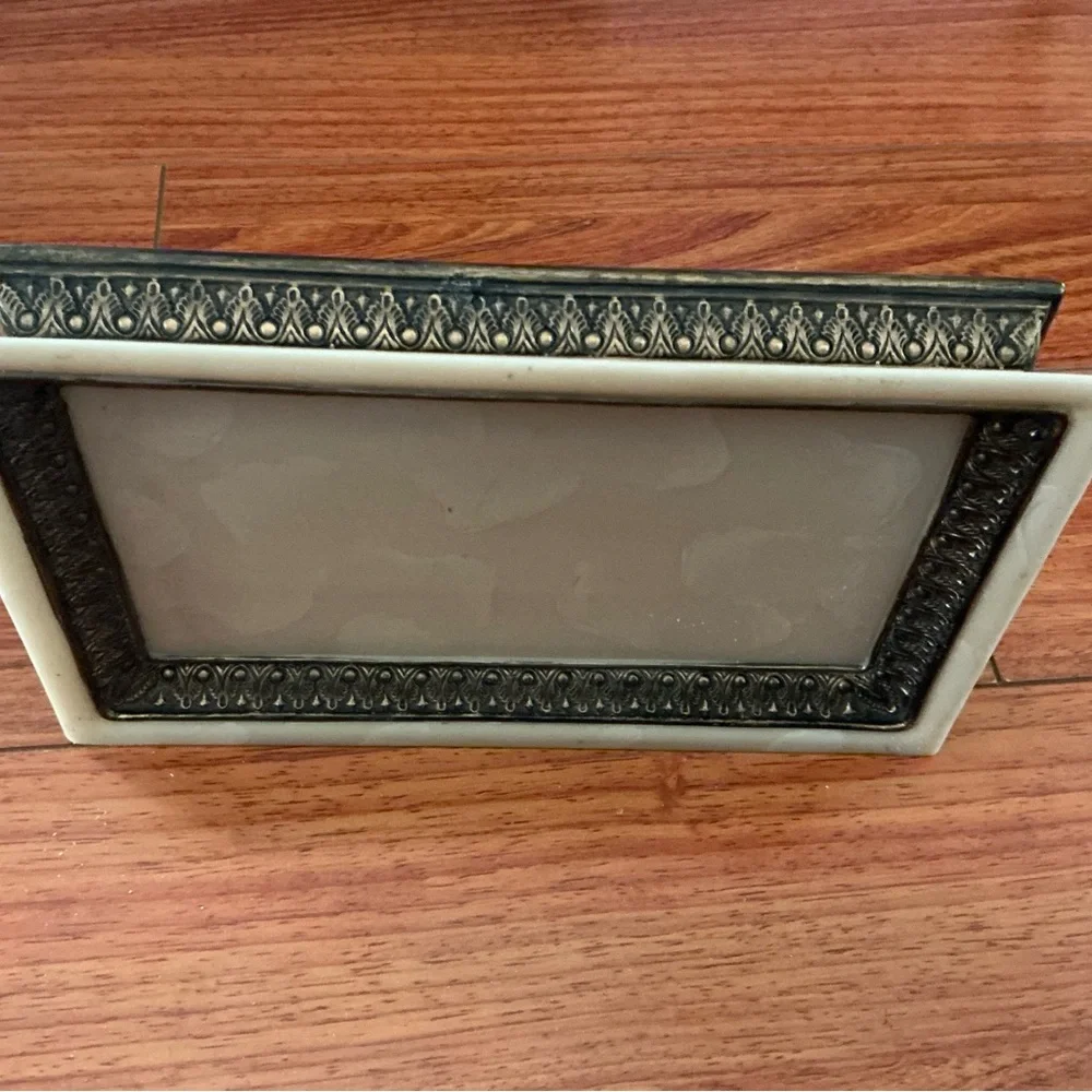 Elegant Cream and Silver Bath Tray